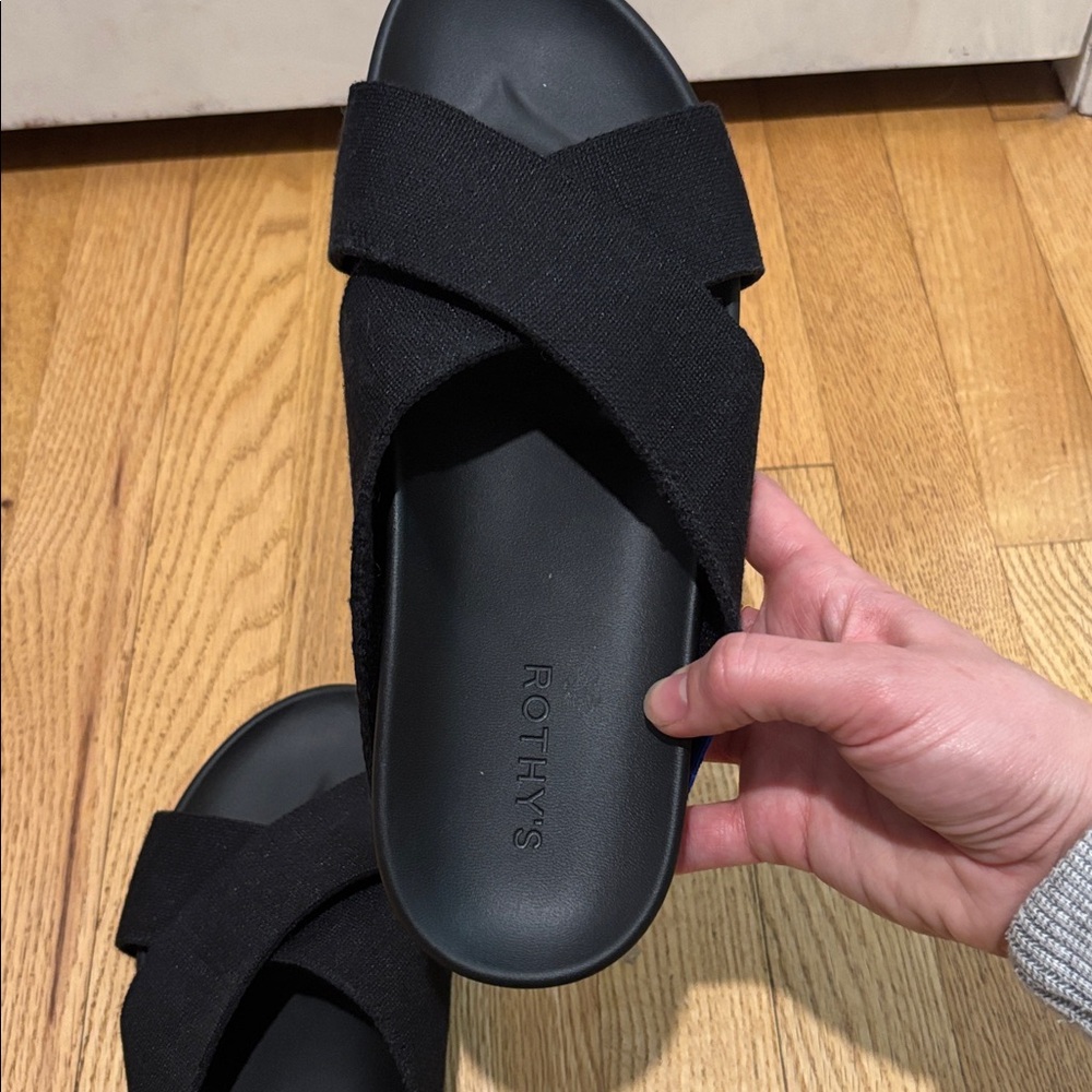 ROTHY’S The Weekend Slide criss cross sandals - Picture 4 of 6